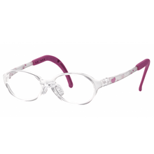 Load image into Gallery viewer, Kids Oval Frame (TKAC11) - Clear with Pink Hearts