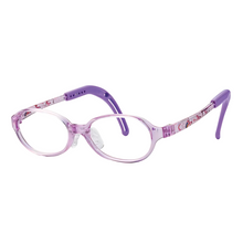 Load image into Gallery viewer, Kids Oval Frame (TKAC510) - Crystal Purple with Unicorns