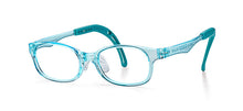 Load image into Gallery viewer, Kids Wayfarer Frame (TKDC26) - Clear Turquoise