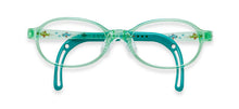 Load image into Gallery viewer, Kids Oval Frame (TKEC4) - Turquoise with Planes