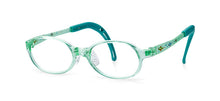 Load image into Gallery viewer, Kids Oval Frame (TKEC4) - Turquoise with Planes