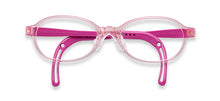 Load image into Gallery viewer, Kids Oval Frame (TKEC702) - Crystal Pink with Pink Flexible Temples