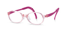 Load image into Gallery viewer, Kids Oval Frame (TKEC702) - Crystal Pink with Pink Flexible Temples