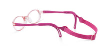 Load image into Gallery viewer, Kids Oval Frame (TKEC702) - Crystal Pink with Pink Flexible Temples