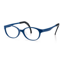 Load image into Gallery viewer, Junior Round Wayfarer Frame (TJDC7) - Navy Blue