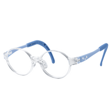 Load image into Gallery viewer, Kids Circular Frame (TKBC1) - Clear and Blue