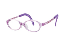 Load image into Gallery viewer, Kids Oval Frame (TKAC510) - Crystal Purple with Unicorns