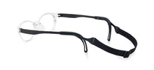 Load image into Gallery viewer, clear frame front with black arms and ear tip