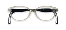 Load image into Gallery viewer, crystal grey frame front with black arms and ear tip