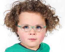 Load image into Gallery viewer, Kids Oval Frame (TKAC4) - Turquoise with Planes