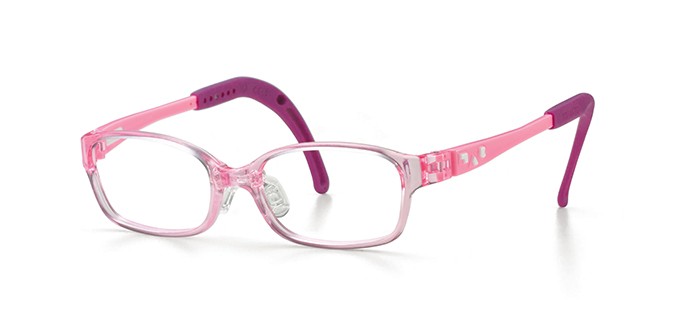 Tomato Glasses Canada Kids Rectangular Frame TKCC8 Pink