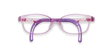 Load image into Gallery viewer, Kids Wayfarer Frame (TKDC18) - Crystal Purple with Hearts