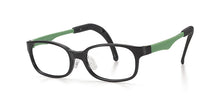 Load image into Gallery viewer, Junior Wayfarer Frame (TJCC7) - Black with Green Arms
