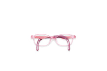 Load image into Gallery viewer, Kids Wayfarer Frame (TKDC22) - Crystal Pink with Unicorns