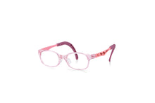 Load image into Gallery viewer, Kids Wayfarer Frame (TKDC22) - Crystal Pink with Unicorns