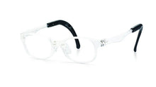 Load image into Gallery viewer, Kids Wayfarer Frame (TKDC24) - Crystal Clear with Blue Sparkles