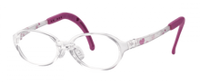 Load image into Gallery viewer, Kids Oval Frame (TKAC11) - Clear with Pink Hearts
