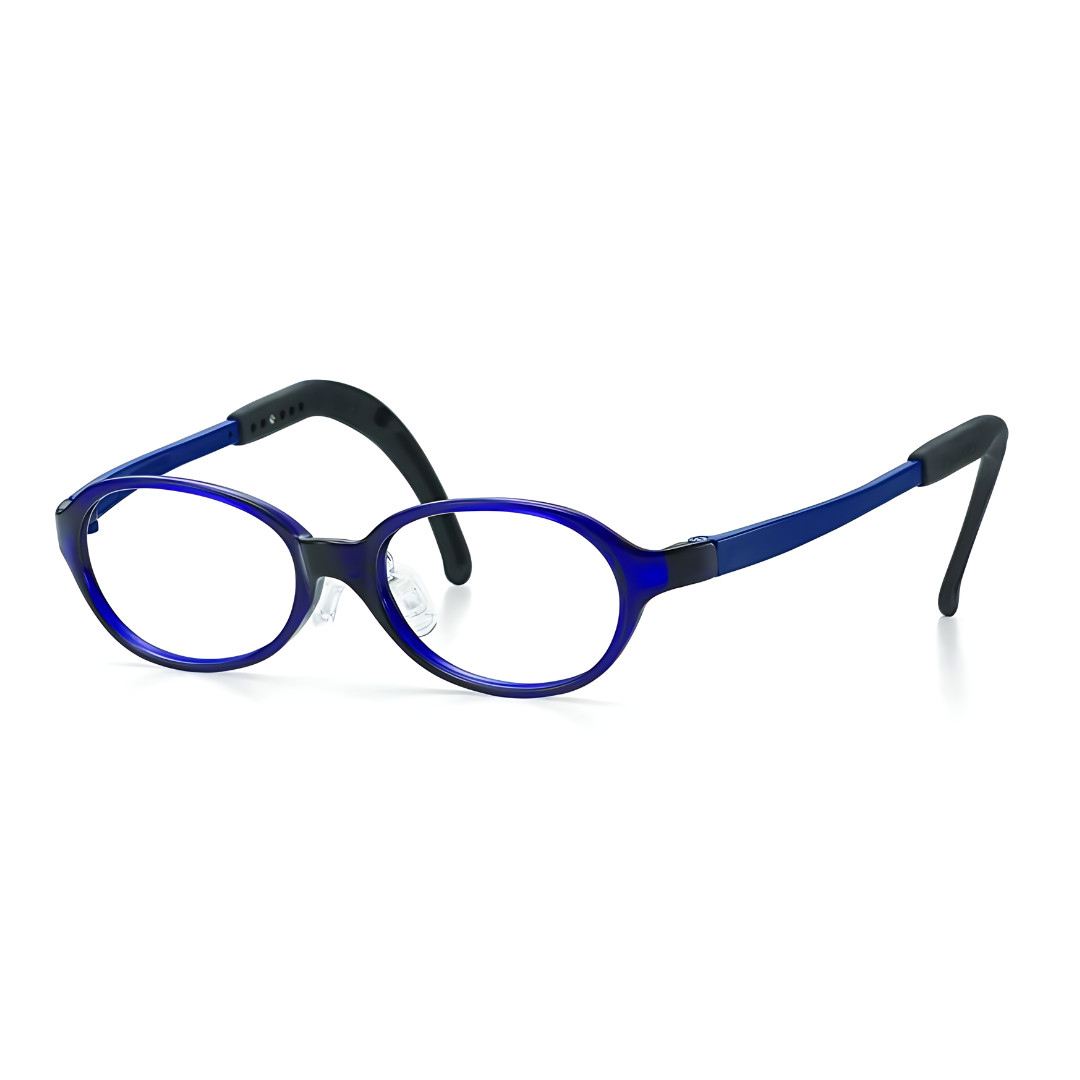 Tomato Glasses Canada | Kids Oval Frame (TKAC26) - Dark Navy
