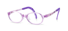 Load image into Gallery viewer, Kids Oval Frame (TKEC44) - Crystal Purple with Unicorns

