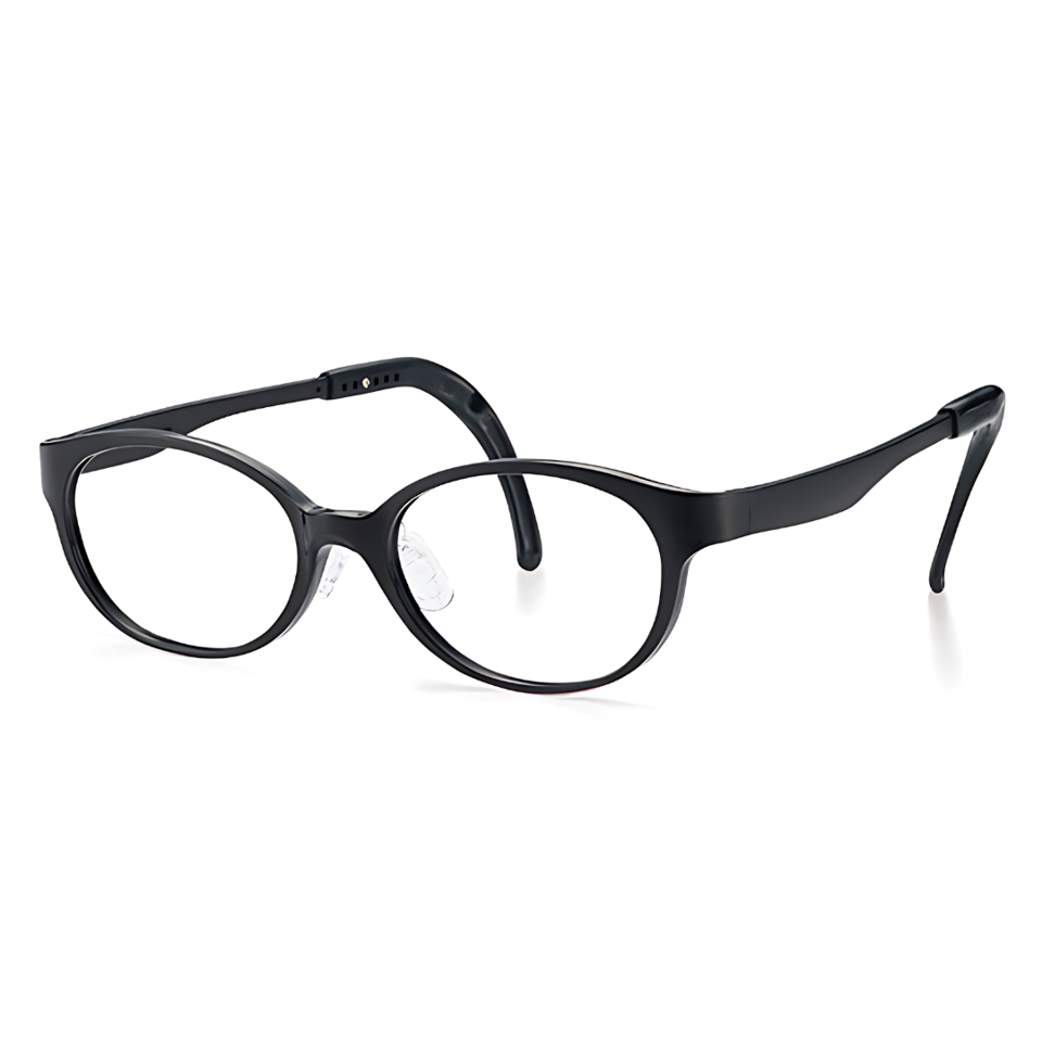 Junior Round Wayfarer Frame (TJDC8) - Black