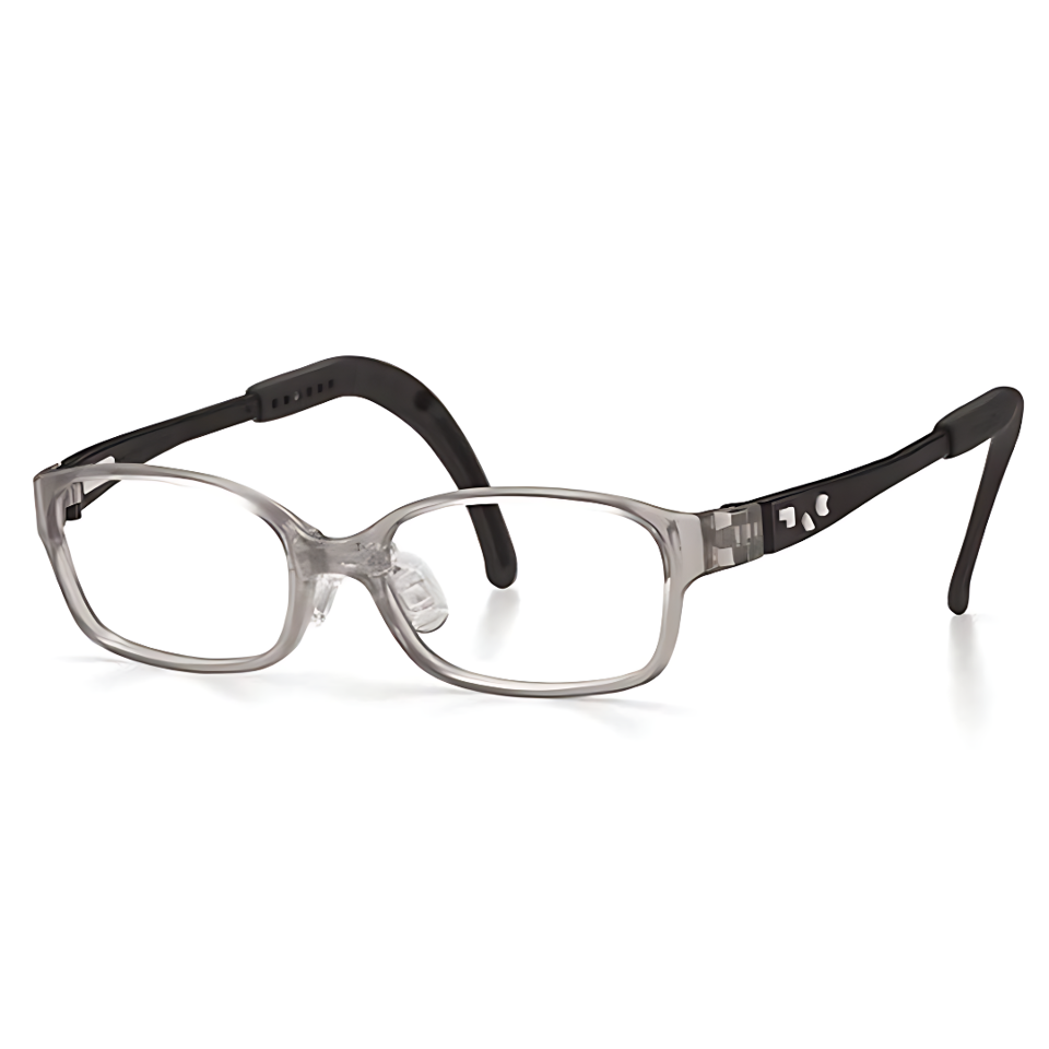 Kids Rectangular Frame (TKCC4) - Crystal Grey