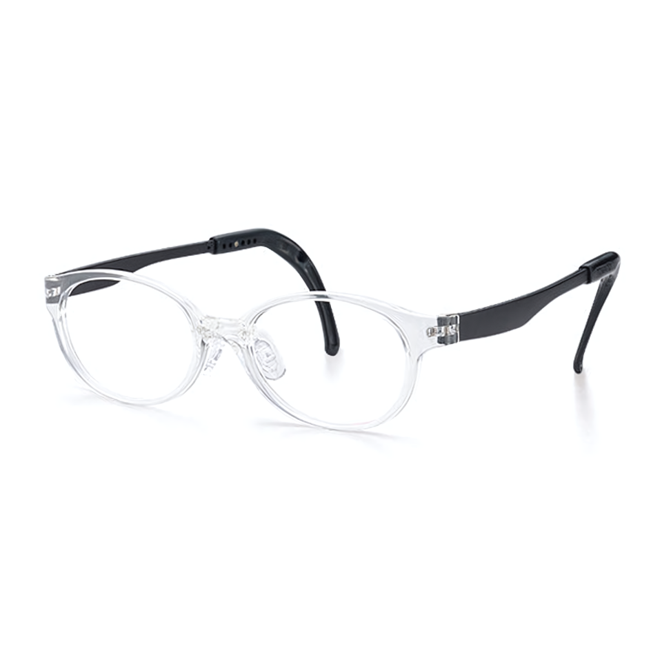 Junior Round Wayfarer Frame (TJDC3) - Clear