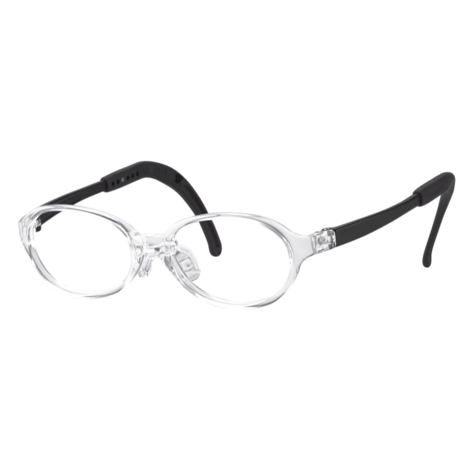 Kids Oval Frame (TKAC7) - Clear and Black