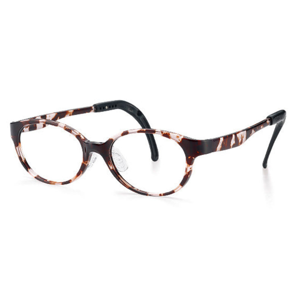 Junior Round Wayfarer Frame (TJDC9) - Pink Marble