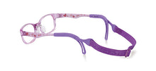 Load image into Gallery viewer, Kids Wayfarer Frame (TKDC18) - Crystal Purple with Hearts
