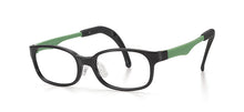 Load image into Gallery viewer, Junior Wayfarer Frame (TJCC7) - Black with Green Arms
